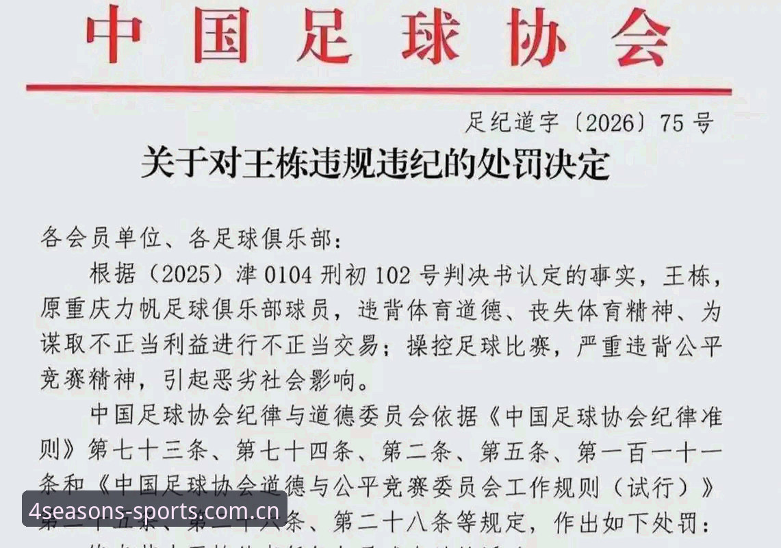 中国足协第三批禁足名单详解：17人终身禁赛，48人面临长期禁足